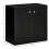 Small Wooden Cupboard Modern Storage Shelf Unit 2 Door Sideboard Black Side Cabinet 5