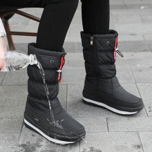 (black, 6.5) Women Snow Boots