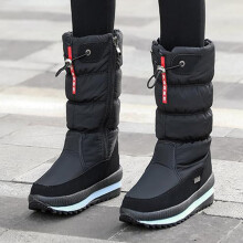 (black, 6) Women Snow Boots