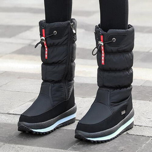 (black, 6) Women Snow Boots
