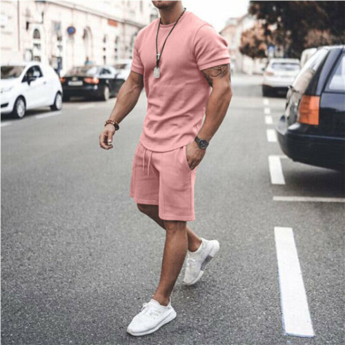 Pink sweatsuit mens on sale