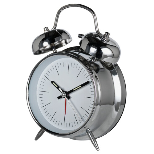 Constant Twin Bell Alarm Clock - Silver 1