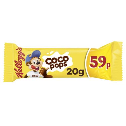 Kelloggs Kellogg's Coco Pops Snack Bar 20g (Pack of 25)