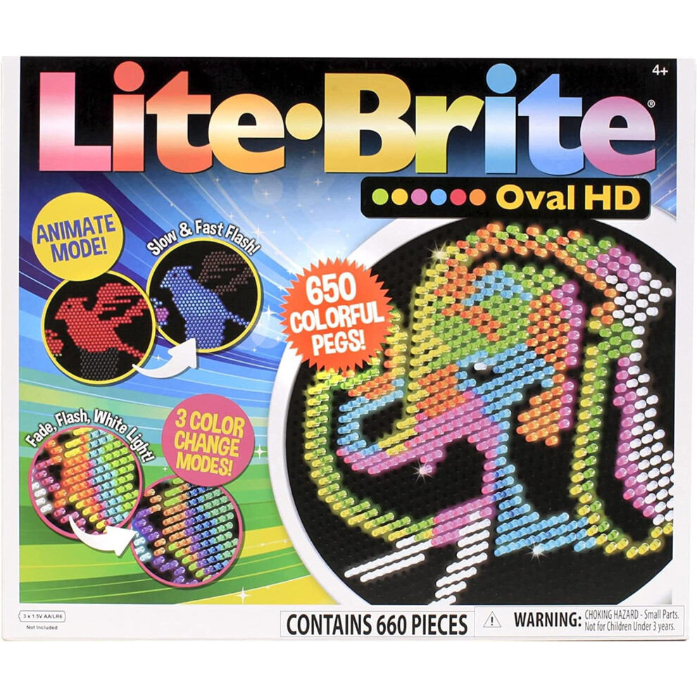 Lite Brite 02250 Lite Brite Oval HD