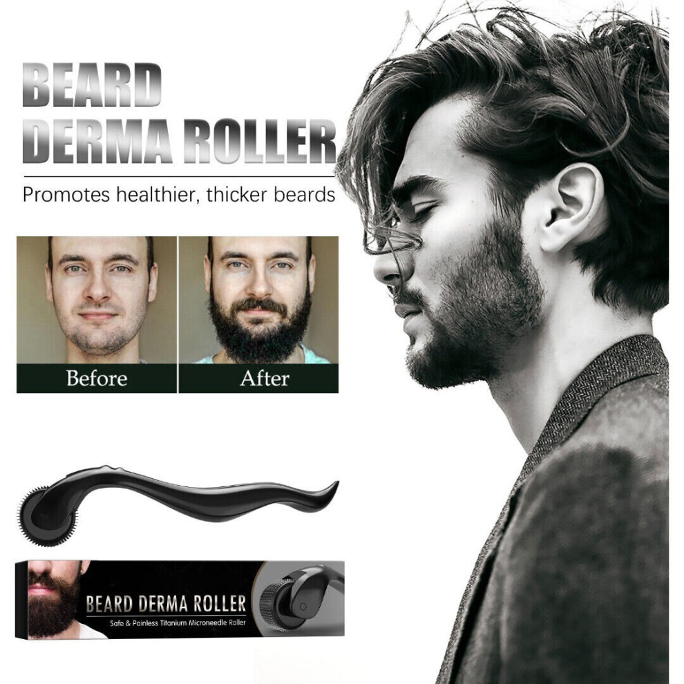 Xylfly Beard Derma Roller Microneedle For Men Face Body Beard Hair