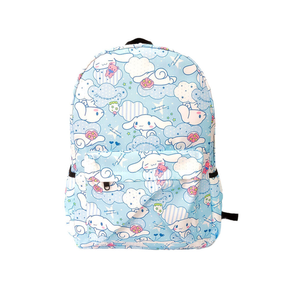 (Cinnamoroll, L) Sanrio Backpack Schoolbag Kuromi Melody Cinnamoroll Teenage Student  Bag