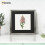 (4x4" Pic (6x6" Frame)) Square Size Silver Poster Frame / Frames For Print / Picture Frame / Photo Frame With Black Mount 5