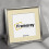 (4x4" Pic (6x6" Frame)) Square Size Silver Poster Frame / Frames For Print / Picture Frame / Photo Frame With Ivory Mount 2