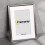 (A3 Pic (A2 Frame)) Silver Poster Frame / Photo Frame / Custom Photo Frame / Wedding Photo Frame With White Mount 9