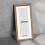 (12x8" pic (16x12" Frame)) Panoramic Oak Poster Frame / Wall Photo Frame / Handmade Frames / Picture Frame With White Mount 2