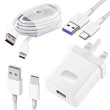 (For Huawei, SuperFast Charger + Cable) New Huawei 5A Fast Wall Supercharger Plug +Type C USB cable For P20 P30 Pro Lite