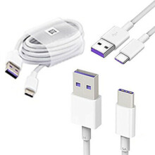 (For Huawei, Type C Cable) New Huawei 5A Fast Wall Supercharger Plug +Type C USB cable For P20 P30 Pro Lite