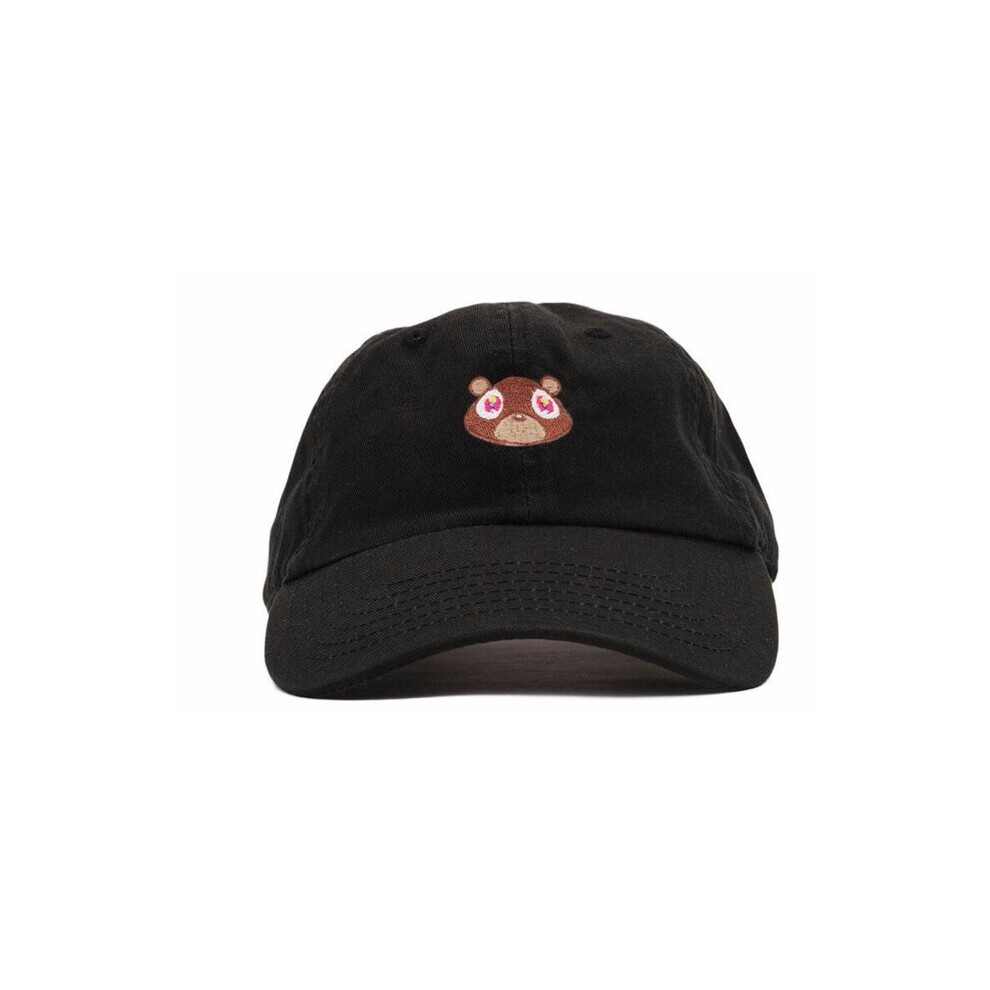 (Black) Kanye West Ye Bear Dad Lovely Baseball Cap Summer For Men Women Snapback Unisex Exclusive Release Hip Hop Hot Style Hat