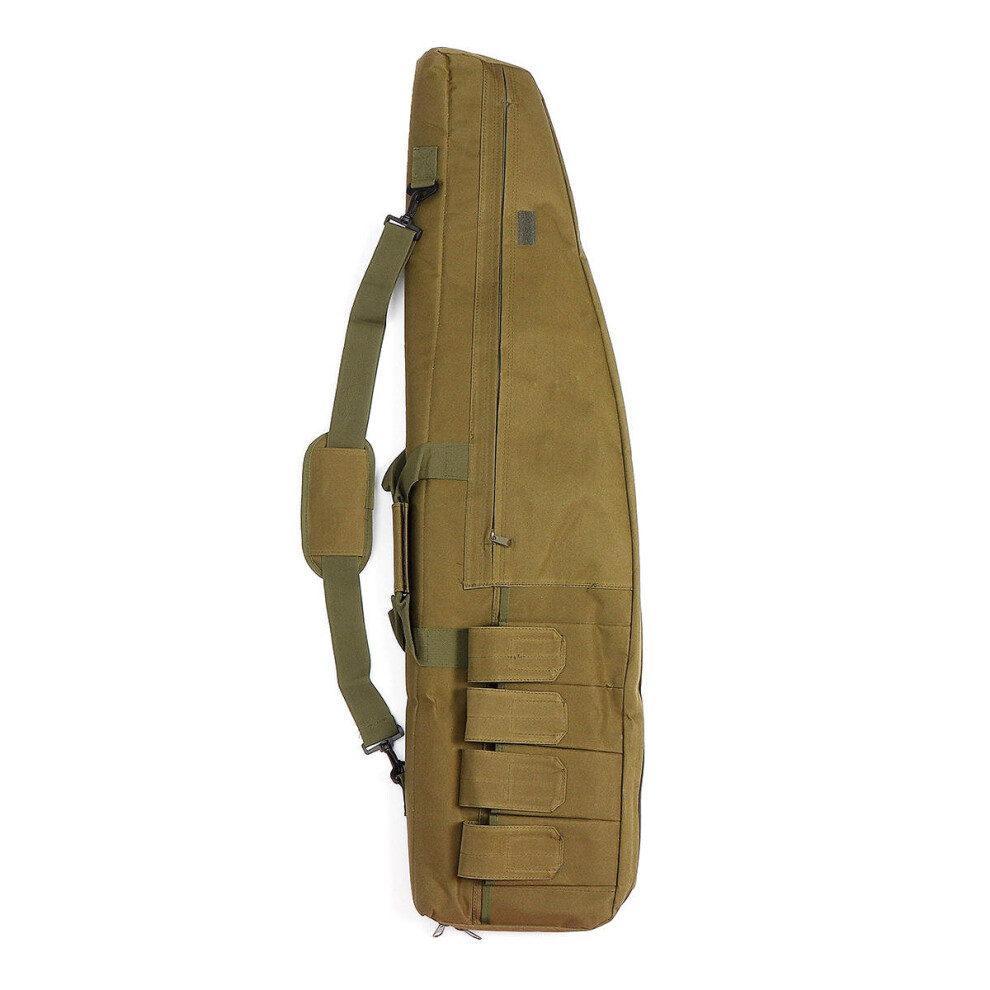 (Khaki) 120x30x5cm Outdoor Tactical Bag CS Airsoft Protection Case Tactical Package Heavy Duty Hunting Accessories