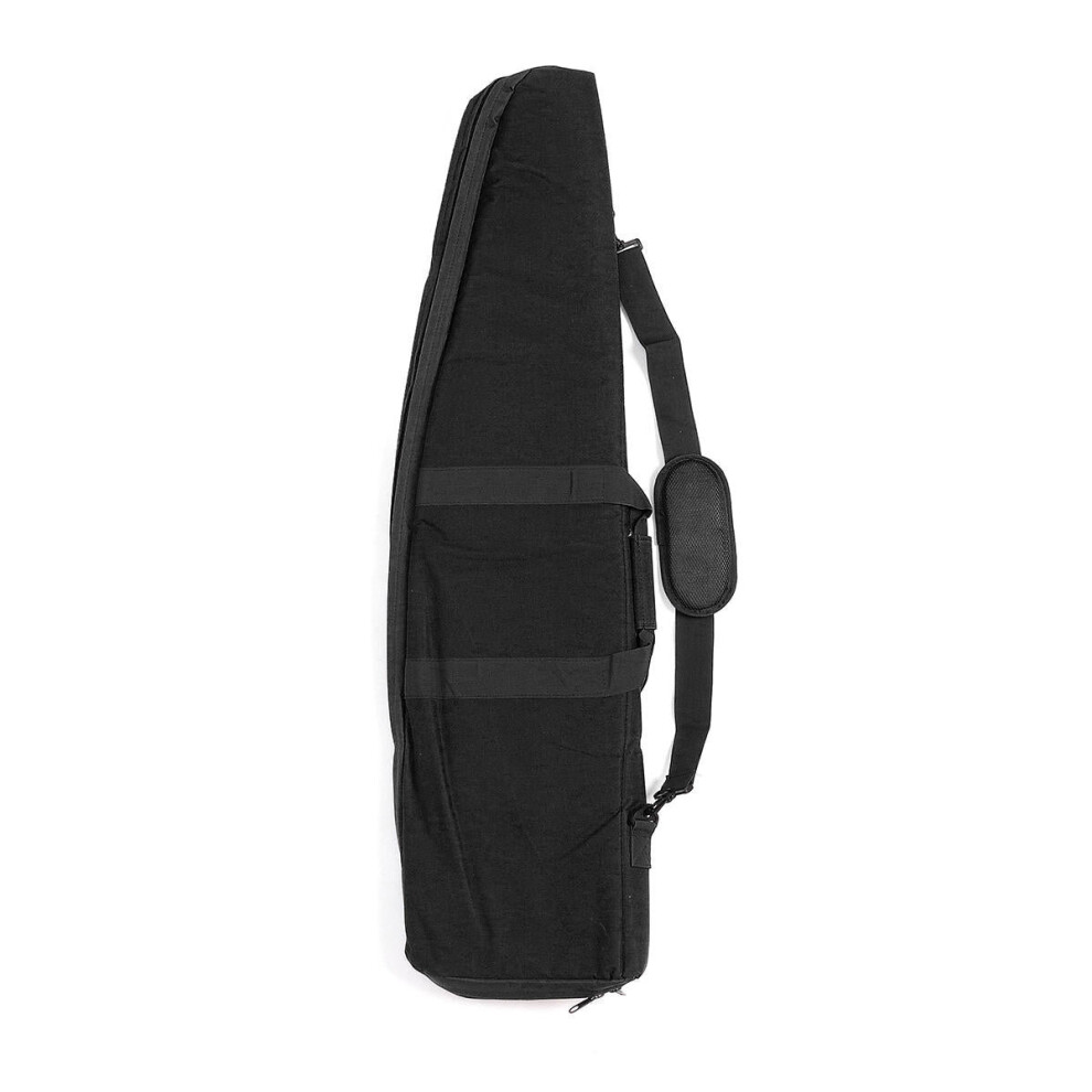 (Black) 120x30x5cm Outdoor Tactical Bag CS Airsoft Protection Case Tactical Package Heavy Duty Hunting Accessories