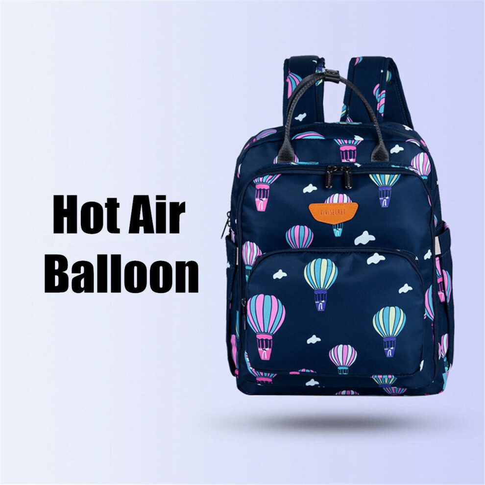 (Navy ) 13L Mummy Backpack Waterproof Baby Nappy Diaper Bag Shoulder Handbag Outdoor Travel Blue Greenzech