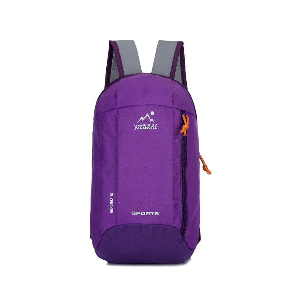 (Purple) 10L Waterproof Camping Hiking Bag Travel Rucksack Backpack Outdoor Foldable Bag