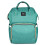 (Black) 24L Waterproof Baby Diaper Nappy Backpack Multifunctional Large Changing Bag 12
