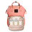 (Black) 24L Waterproof Baby Diaper Nappy Backpack Multifunctional Large Changing Bag 4