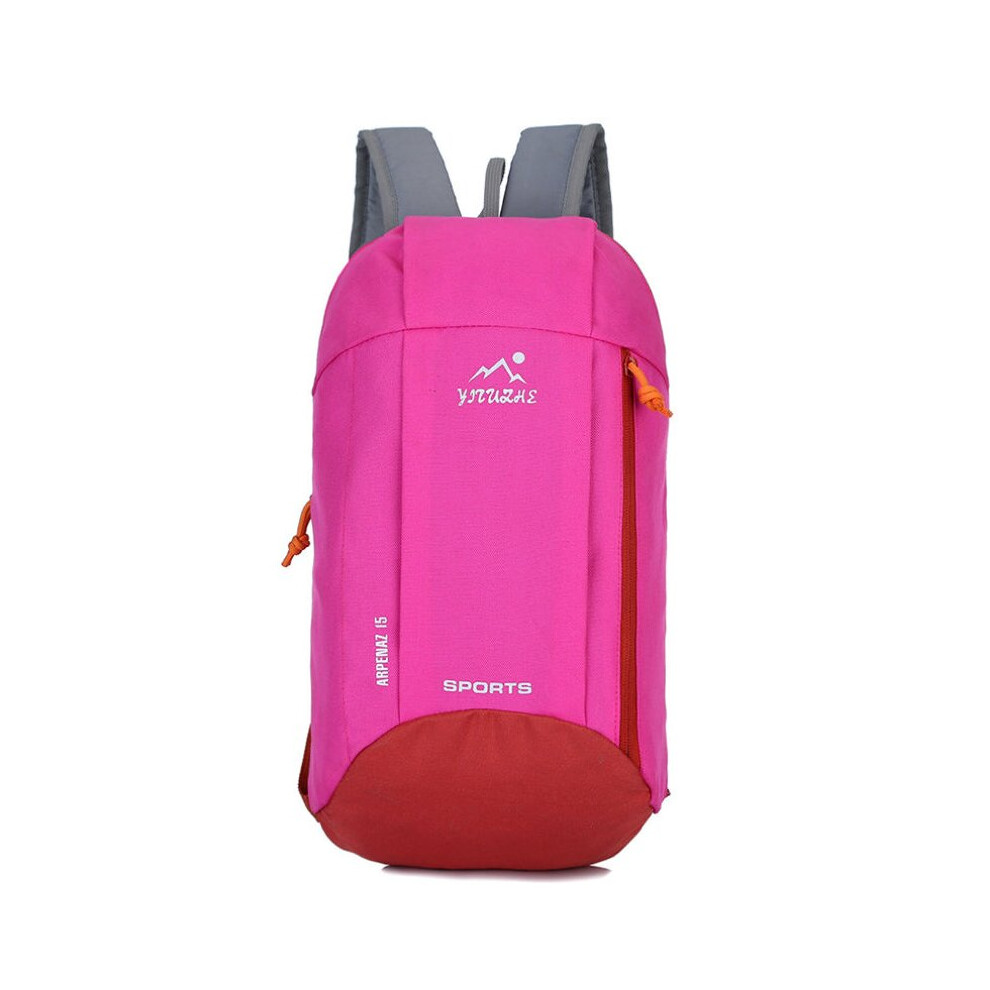 (Pink) 10L Waterproof Camping Hiking Bag Travel Rucksack Backpack Outdoor Foldable Bag