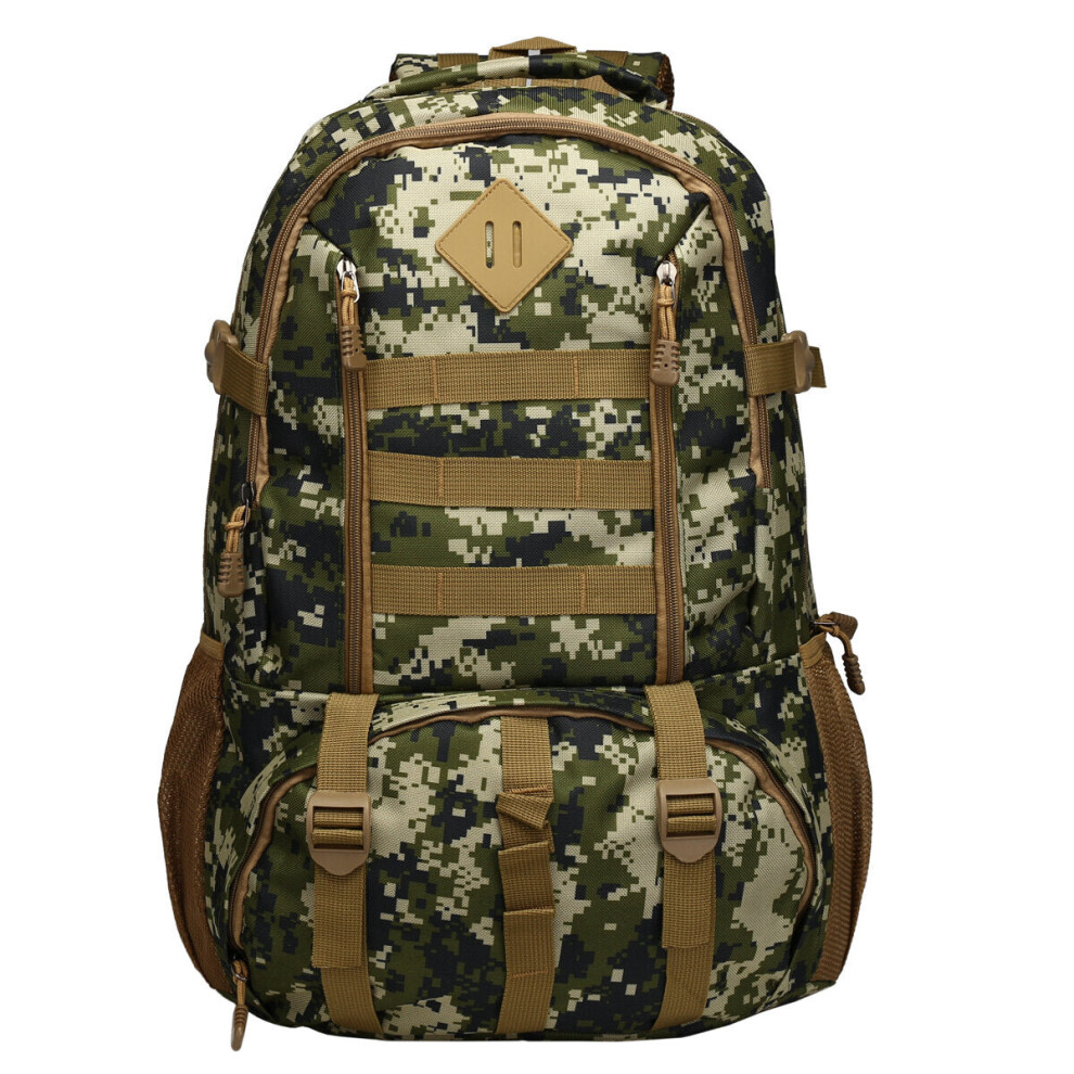 (Jungle camouflage) 50L Tactical Climbing Bags Waterproof 16.5inch Laptop Bag Camping Travel Hiking Backpack Sport Rucksack