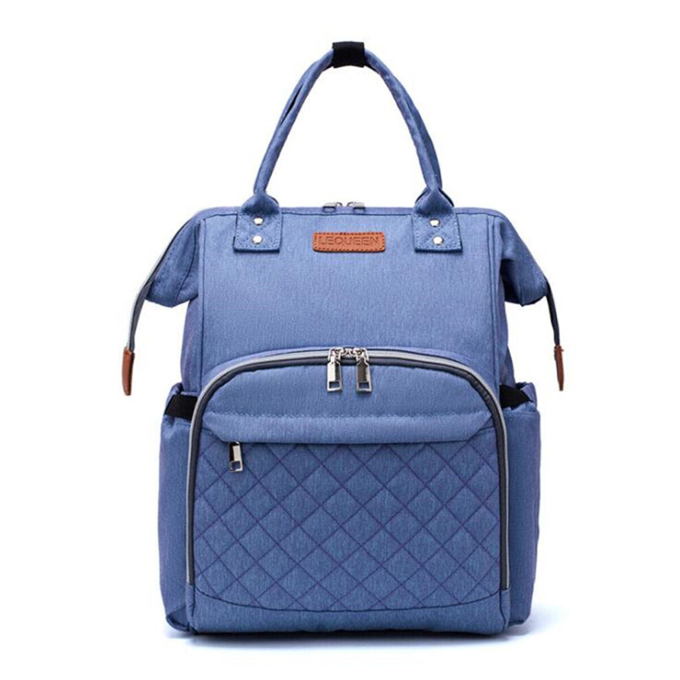 (Blue) 22L Backpack Rucksack Baby Kids Nappy Diaper Shoulder Bag Outdoor Travel