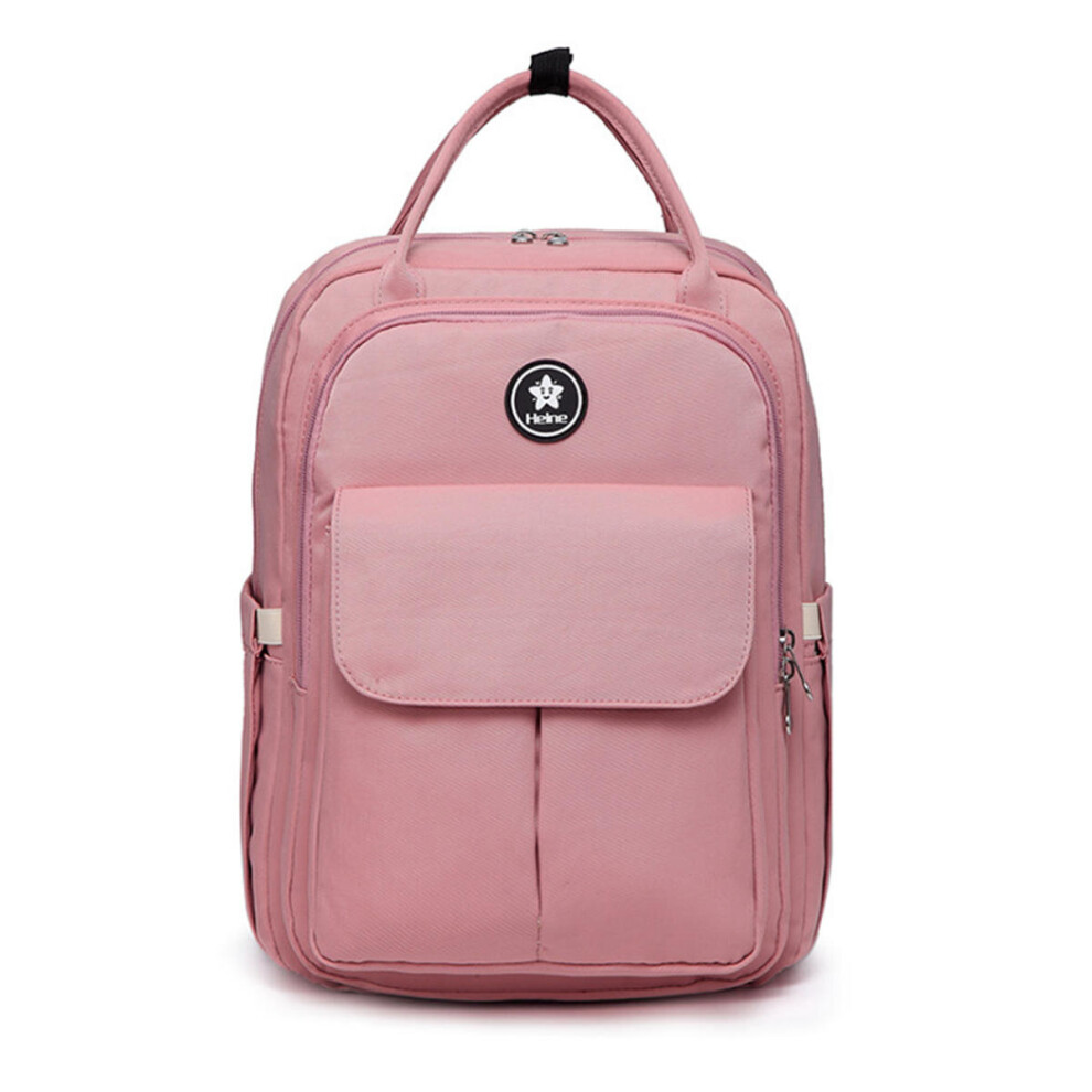(Pink) 15L Mummy Backpack Waterproof Baby Diaper Nappy Changing Rucksack Travel Bag Pink Greenzech