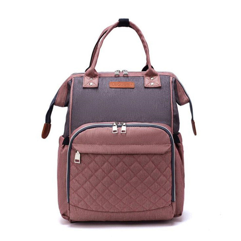 (Pink) 22L Backpack Rucksack Baby Kids Nappy Diaper Shoulder Bag Outdoor Travel Pink Greenzech