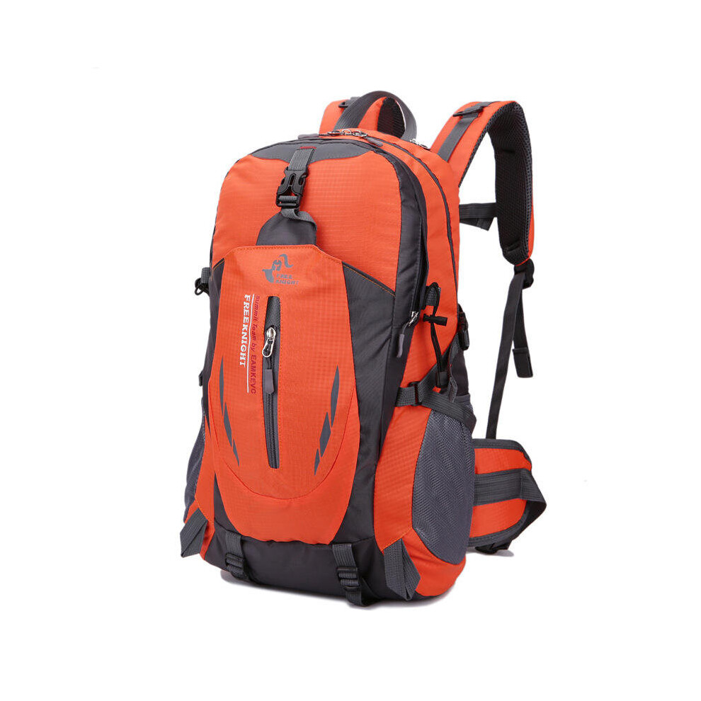 (Orange) 40L Climbing Bags Mountaineering Backpack Tactical Shoulder Bag Camping Hiking Traveling