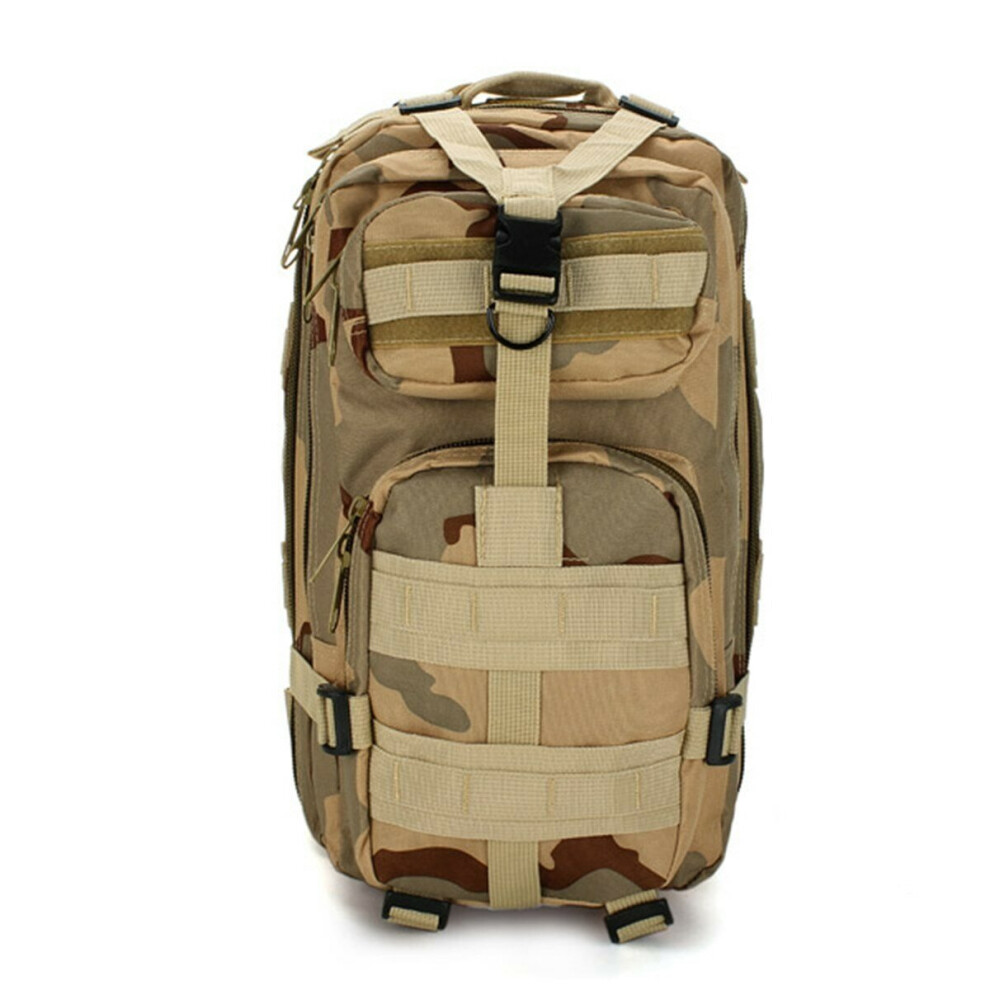 (Camouflage) 30L Climbing Bag Tactical Backpack Waterproof Shoulder Backpack Outdoor Camping Hunting