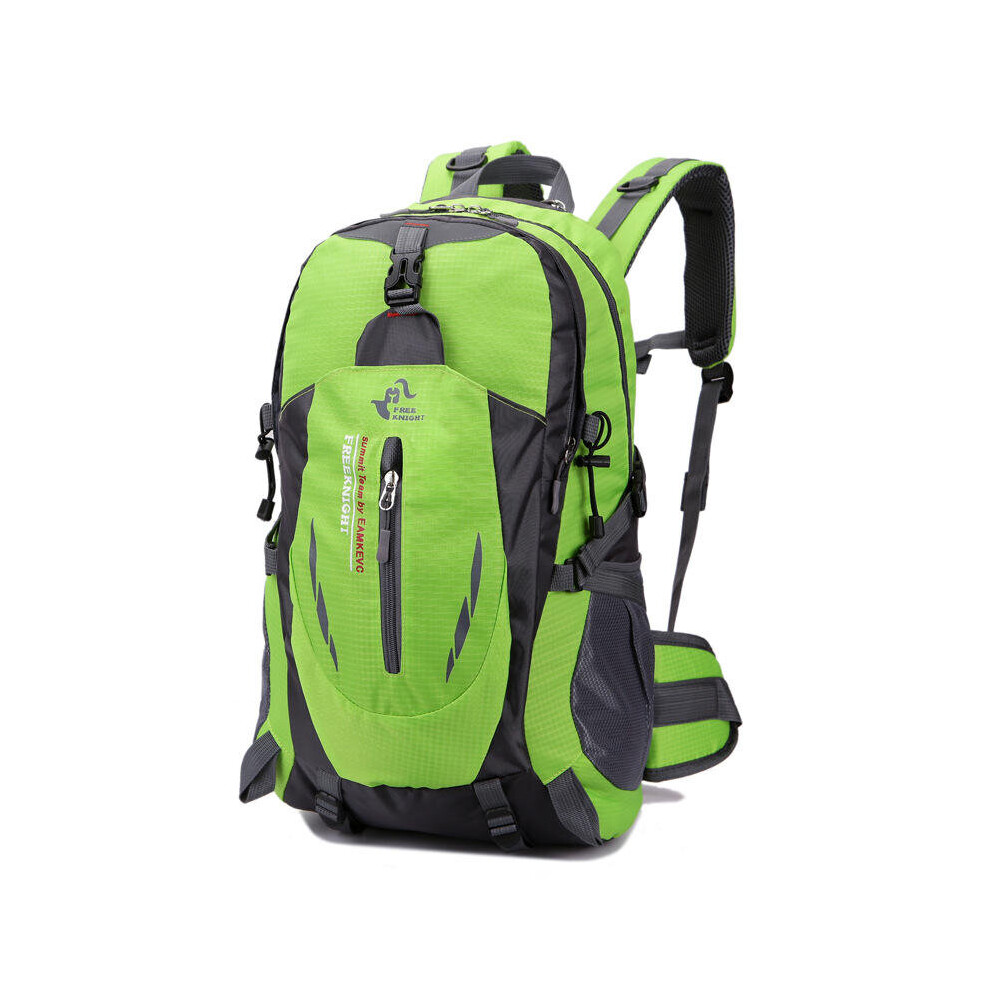 (Green) 30L Sports Bag Men Women Backpack Outdoor Traveling Hiking Climbing Camping Mountaineering Bag