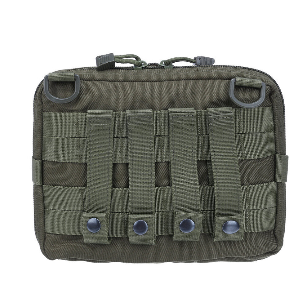 (Army green) 20L Military Tactical Molle Pockets Bag Outdoor Camping Hiking Toolkit Bag Magazine Utility Bag Laptop Bag