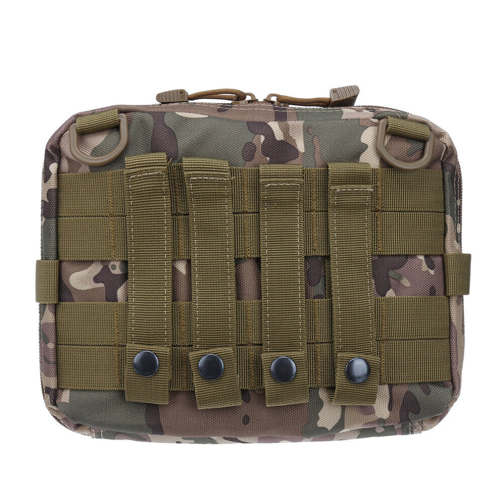 (CP Camouflage) 20L Military Tactical Molle Pockets Bag Outdoor Camping Hiking Toolkit Bag Magazine Utility Bag Laptop Bag