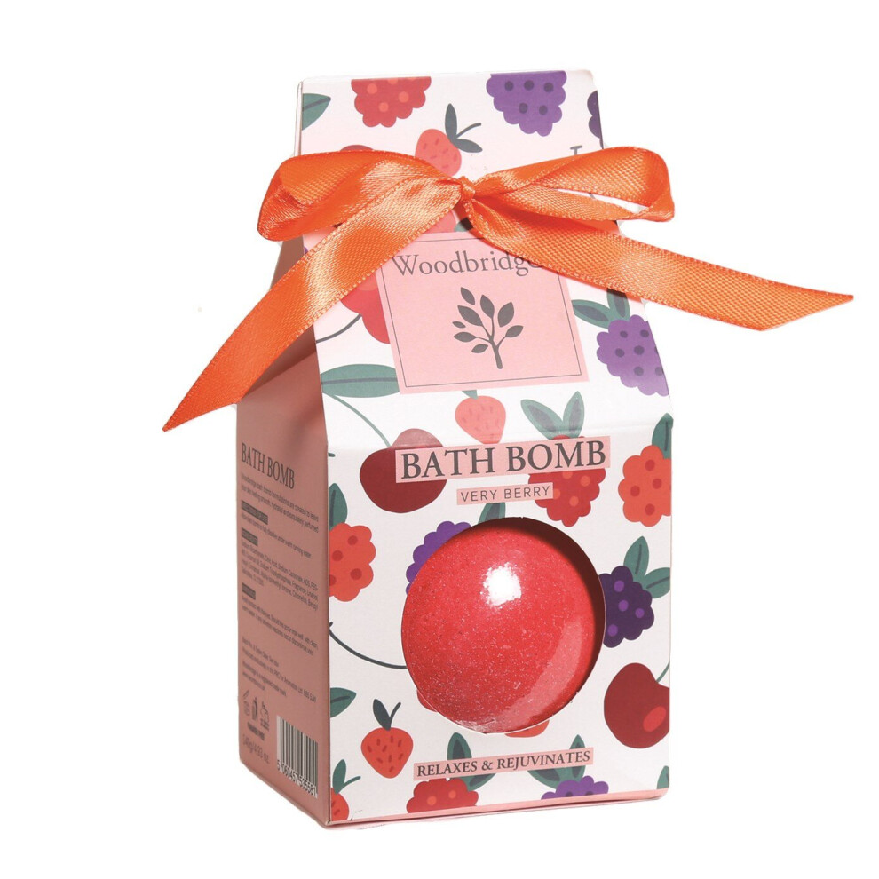 Woodbridge Fragranced Bath Bomb Very Berry Fruity Scented Beauty Pamper Gift