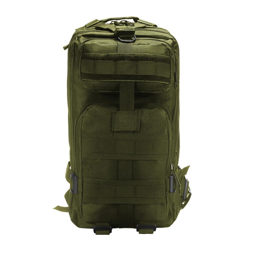 (army green, 30L) 30L 40L Outdoor Tactical Backpack Waterproof 600D Nylon Rucksack Shoulder Bag Camping Hiking