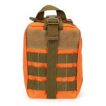 (Orange) 2.7L Tactical Waist Bag Military Belt Bag Hang Storage Bag Outdoor Camping Hunting