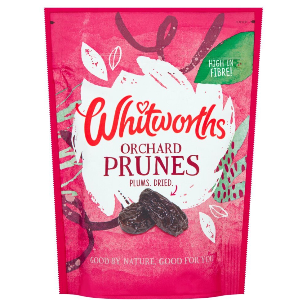 New Whitworths Chilean Orchard Prunes 210G (Pack Of 7)