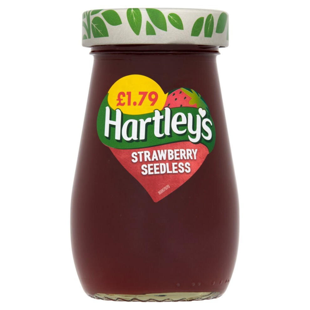 Hartley's Best Strawberry Seedless Jam 300g (Pack Of 6)