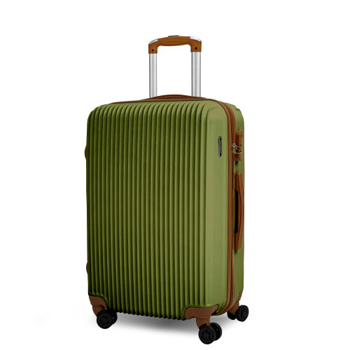 (OLIVE GREEN) Hard Shell Suitcase Large 28'' Luggage Trolley on OnBuy