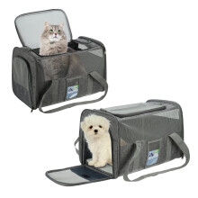 Tiertransportbox von Fluggesellschaften genehmigt weiche Tragetaschen für mittelgroße und kleine Katzen weiche Hundetransportboxen für kleine