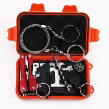 9 In 1 Kit di Strumenti Tattici per Emergenza all'Aperto per Campeggio e Escursionismo