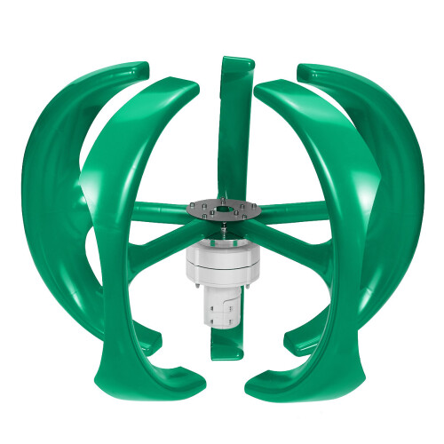 400W 5 Blade Wind Turbine Generator Lantern Vertical Axis built-in controller