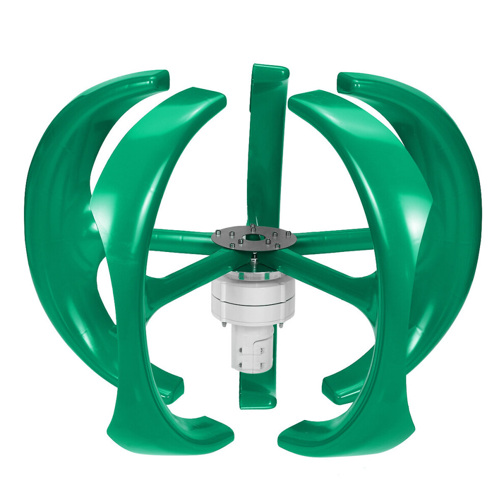 400W 5 Blade Wind Turbine Generator Lantern Vertical Axis Built-In Controller 6900069086059