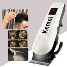 Kemei Professional Men Electric Hair Clipper Trimmer LCD Display Barber Shaver Machine