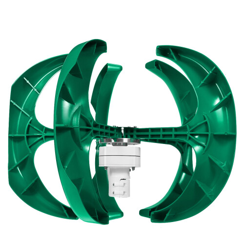 400W 5 Blade Wind Turbine Generator Lantern Vertical Axis built-in controller 2