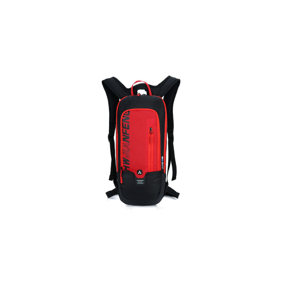 (Red) 10L Climbing Bags Nylon Tactical Shoulder Bag Cycling Running Backpack for Water Bag