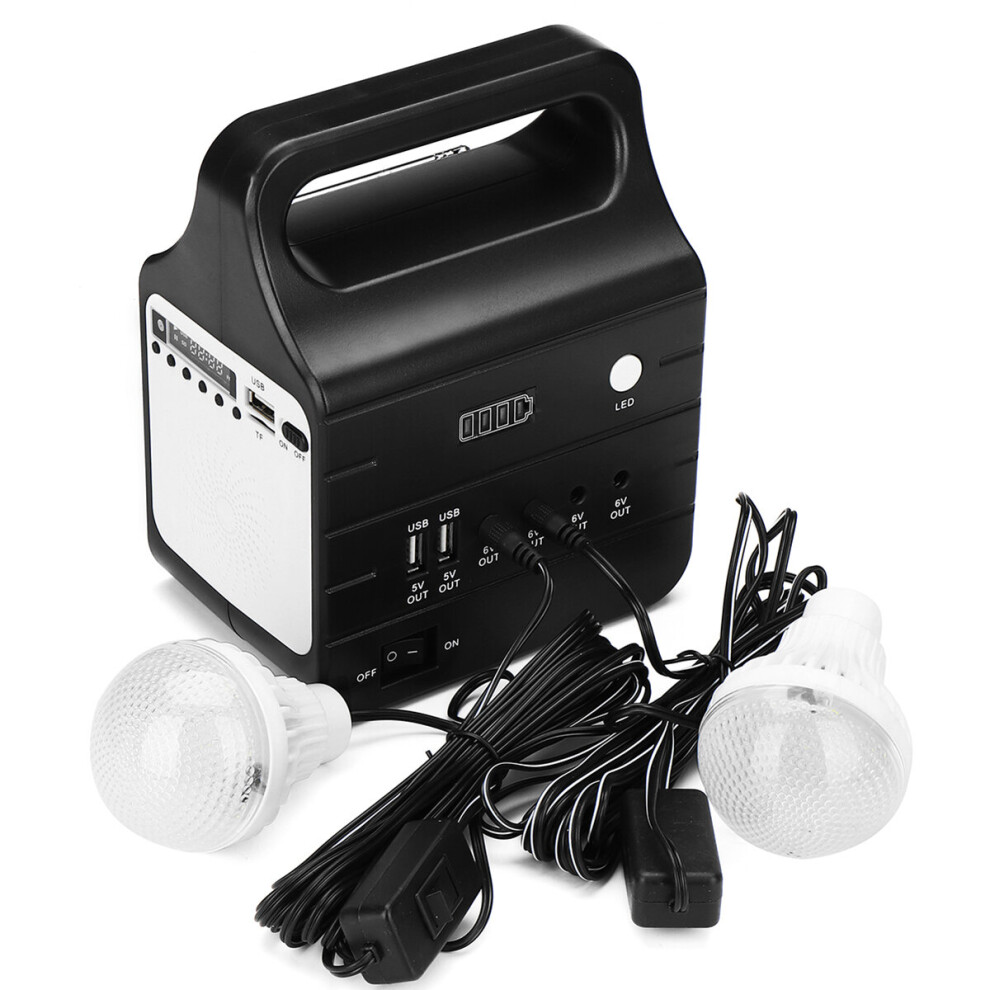 Solar Powered System Generator Energy Portable Home Solar Energy Power Generation Lighting System 765115962383