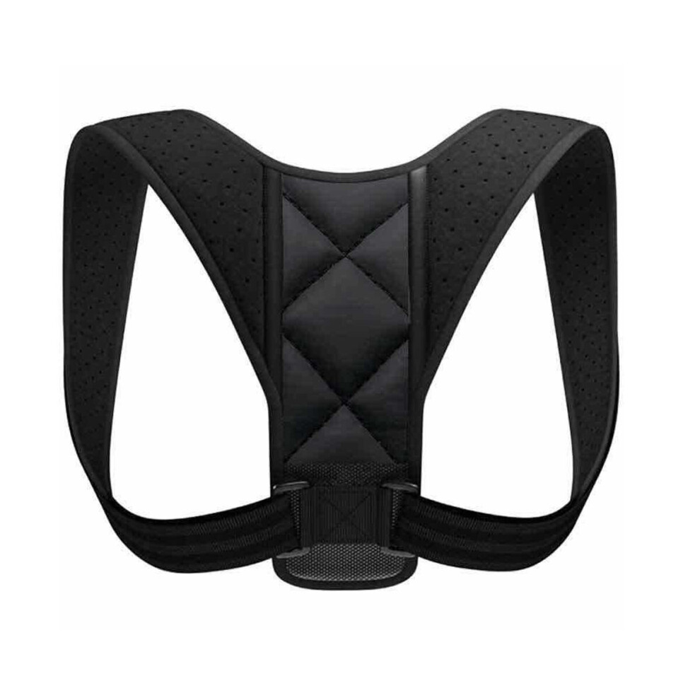 Black S/M/L/Xl Adjustable Back Posture Corrector Humpback Correction Belt For Adult Children Students