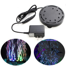 9 LED Aquarium Blasenlicht Luftstein Tank LED Luftbläserlicht Unterwasserluftpumpe Blasensteinlampe zur Dekoration von Schildkrötenbecken