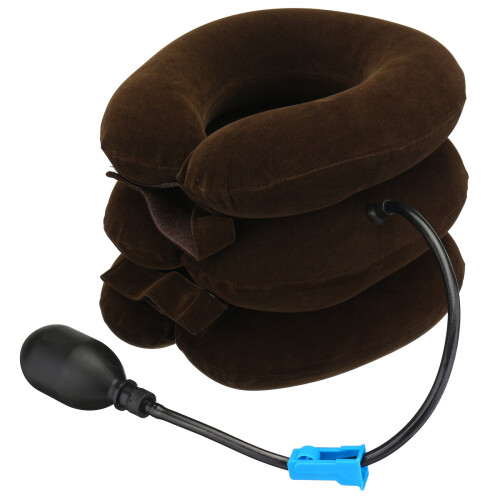 Draagbare Opblaasbare Cervicale Kraag Nekverlichting Traction Steun Apparatuur 2